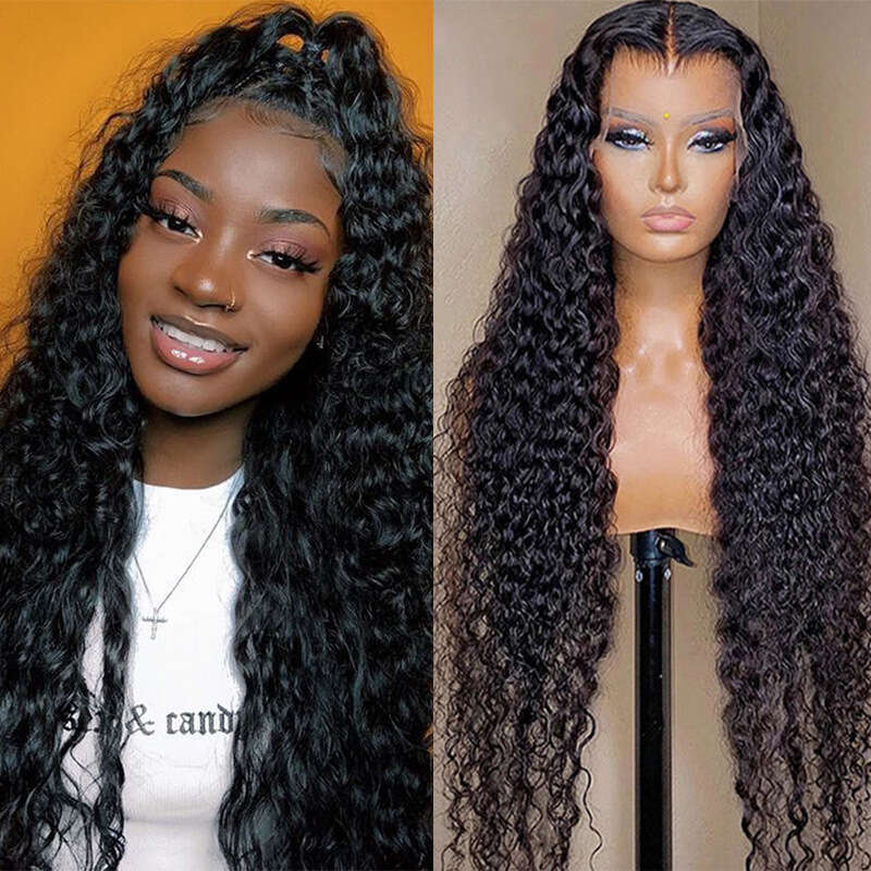 HD Front Lace Wig Front Wig Women S Natural Color Hair Set Water Wave Human Lace Wigs