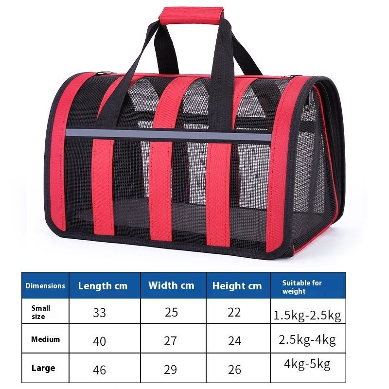 Cat Outdoor Foldable Large Capacity Portable Breathable All Season Universal Small Dog Pet Bag