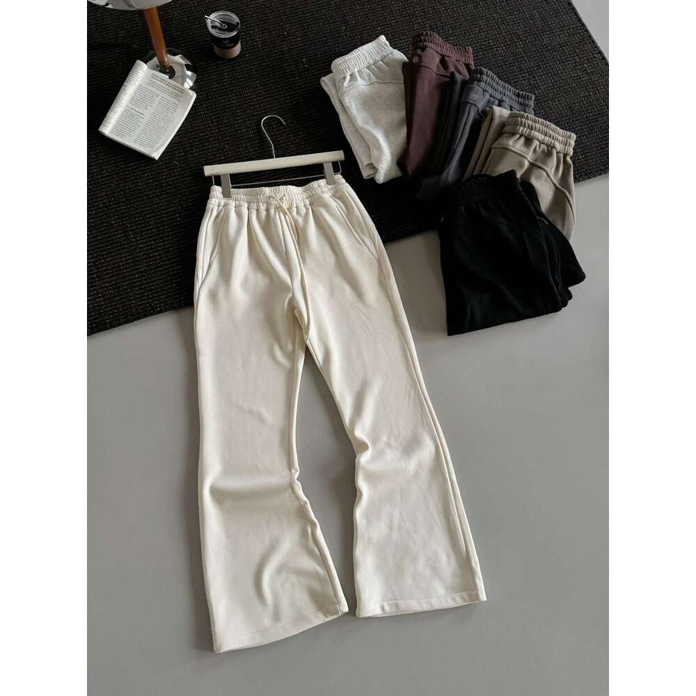 Autumn Winter New Veet Micro Pull Up Sweatpants For Women, Slim Fit And Slimming, Elastic Waisted Casual Pants Versatile