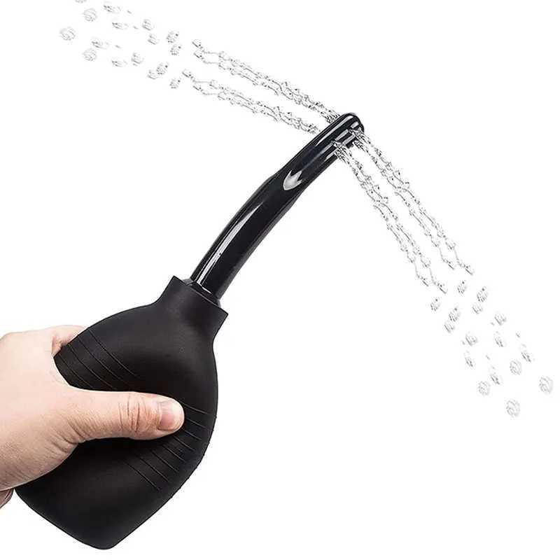 Cleaner Enema Anal Plug Buttplug BDSM Clyster Sex Toys for Women Men Gay Hygiene Vagina Anal Adult Products Anal Cleaning TubeW250228