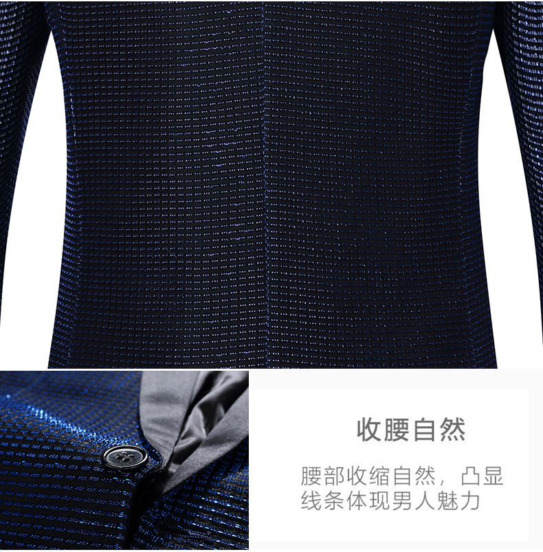 3795 three-piece professional formal suit for groomsmen