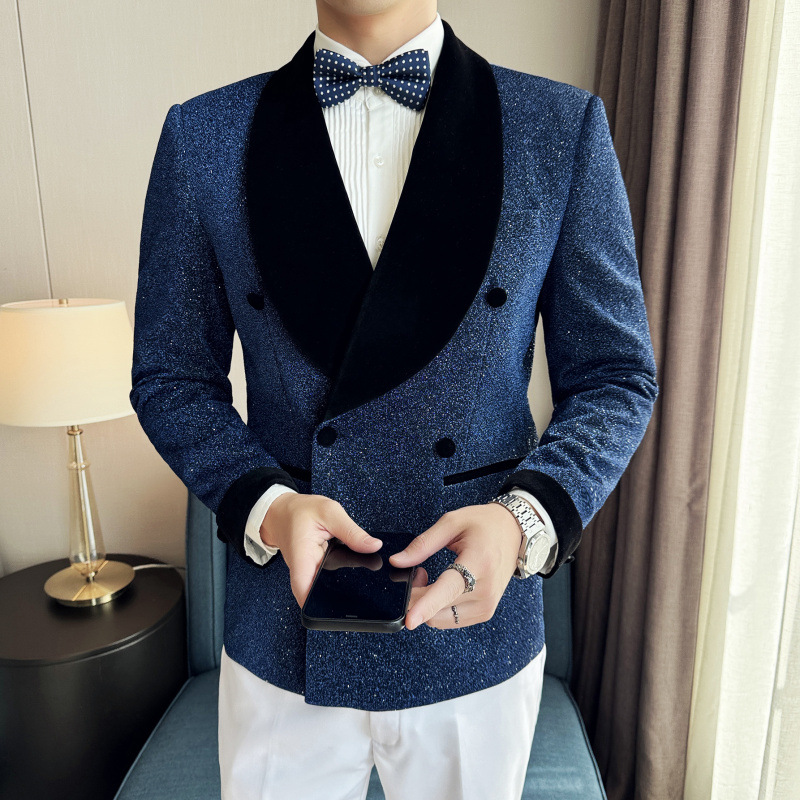 L227Stylish Slim Fit Men's Suit Set for Weddings - Perfect Choice for Modern Grooms