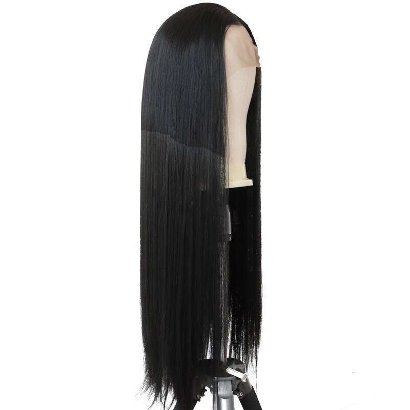 HD Front Lace Wig Front Lace Wig Women S Hand Hook Mid Split Long Straight Hair Synthetic Headband Lace Wigs White Gold