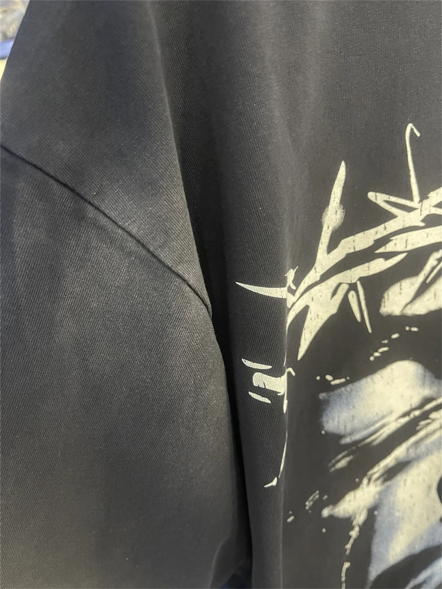 Arrival HELLST- Fashion High-Street Vintage Retro Cotton Streetwear Jesus Print Tops T-Shirt 250227