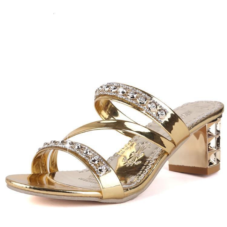 Korean Version 2025 New Summer Women's Sandals Outdoor Height Increasing Business High Heels Women's Shoes Rhies Fish Mouth Sandals