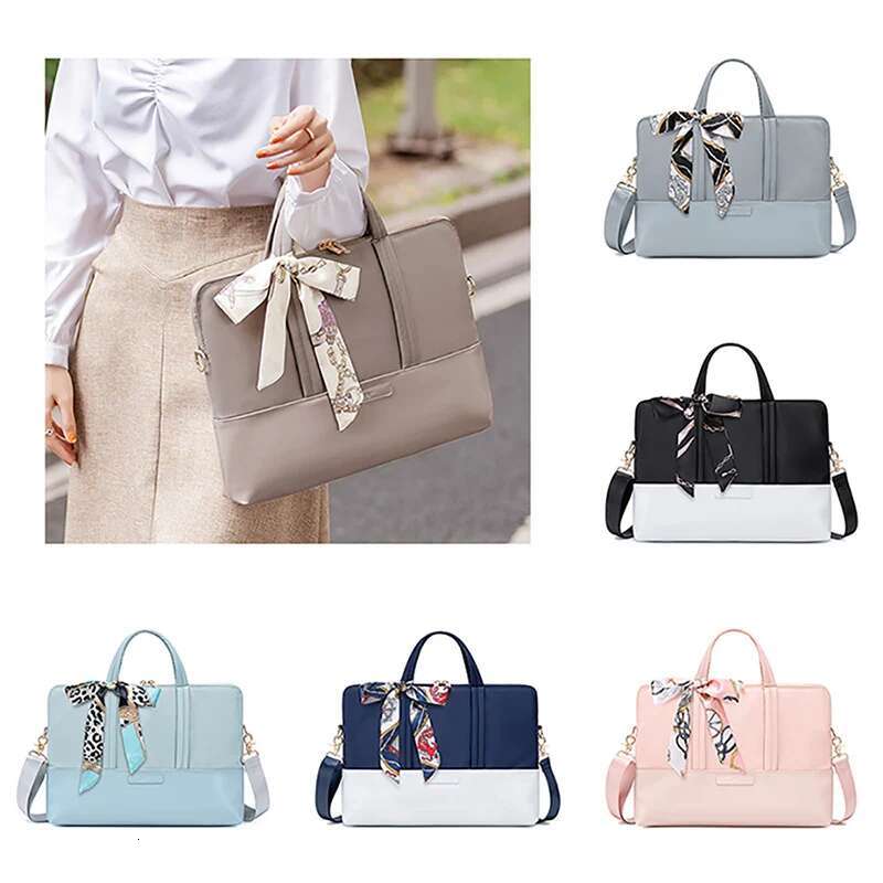 Fashion Laptop Bag 13.3 14 15.6Inch Notebook Shoulder Case For Book Air Pro Cover Sleeve Handbag Women Men Briefcase