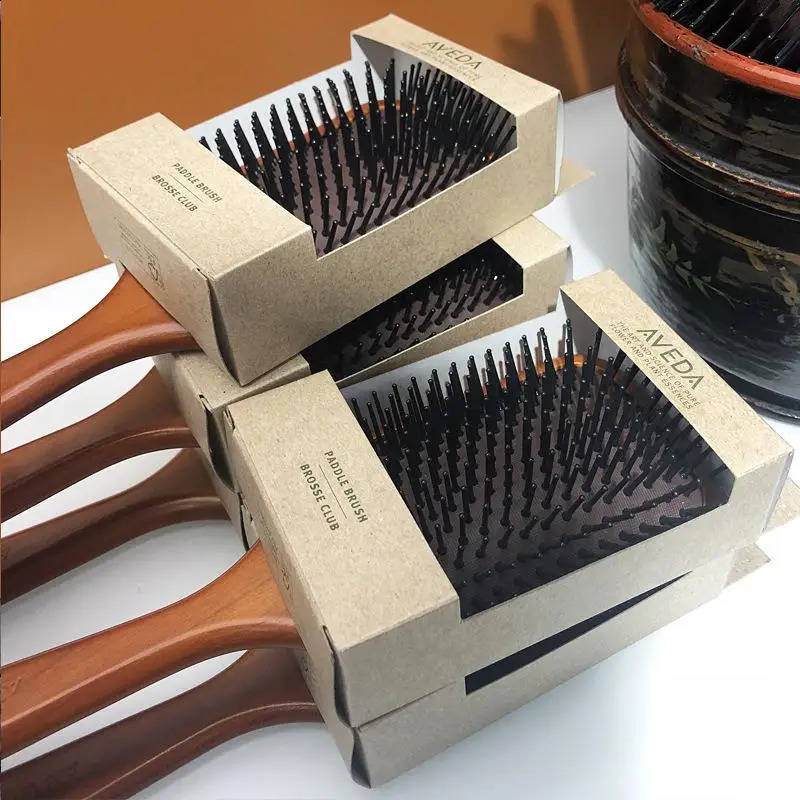 For aveda Massage Comb Gasbag Anti Static Hair Air Cushion Hairbrush Wet Curly Detangle Hair Brush forSalon Hairdressing Styling 250228