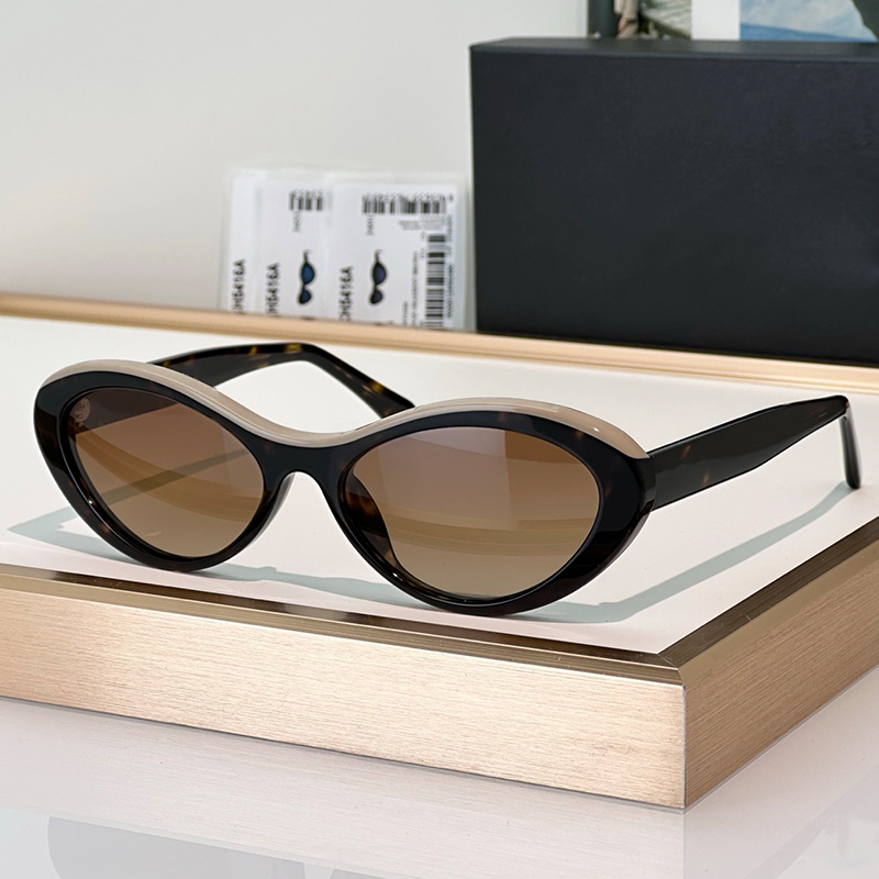 Designer Sunglasses Womens and Mens Oval Frame Acetate Eyewear 5416 Luxury Sunglasses Outdoor Goggles Small Glasses UV400 Protection With box