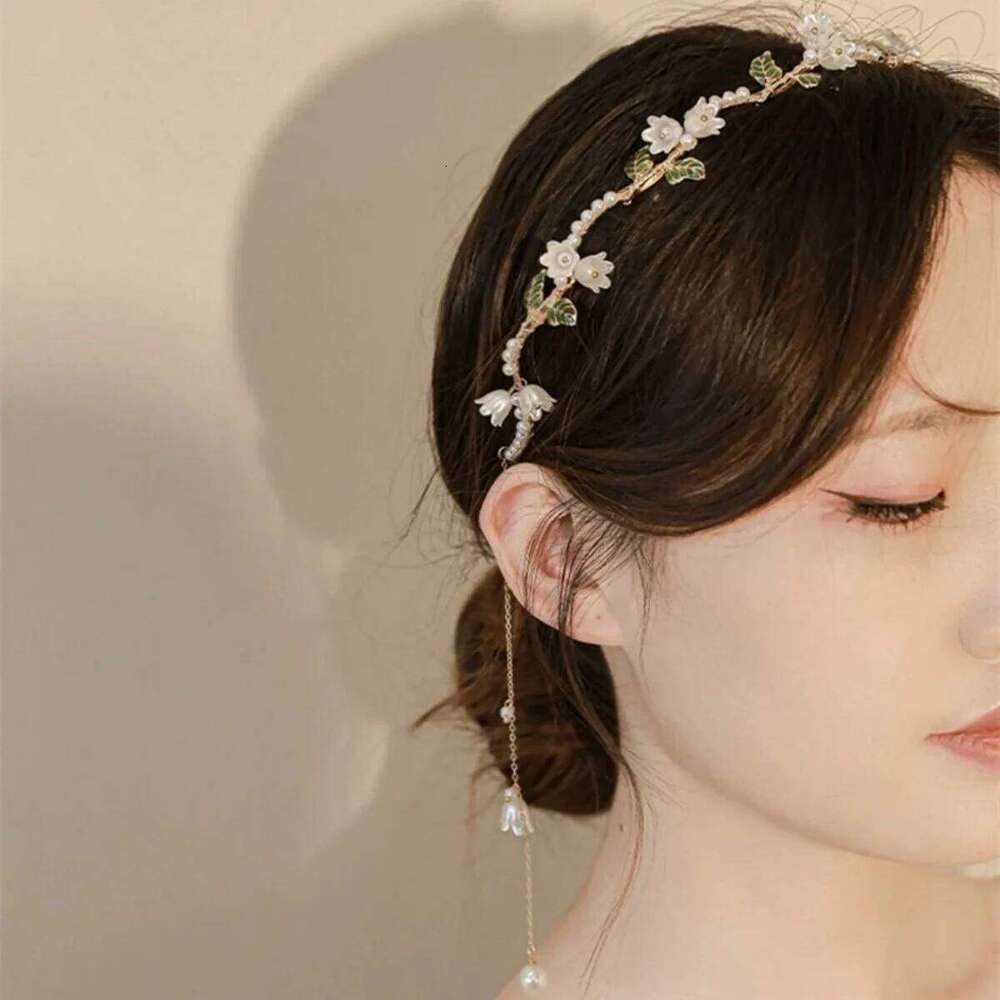 Glitter Girls Hoop Korean Style Shining Rhinestone Headband Butterfly Tassel Hairpin Exquisite Jewelry Hair Accessories