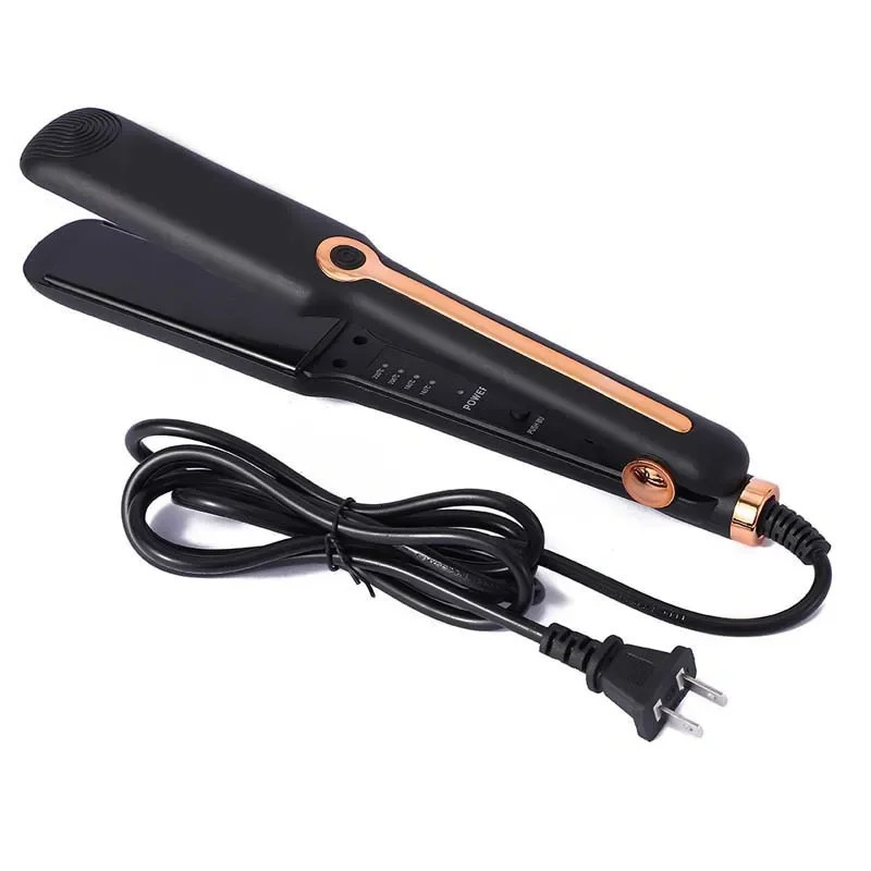 Professional 2 in1 Adjustable Hair Straightener Professional Ceramic Flat Iron Negative Ion Wide home Salon hair styler tools 250529
