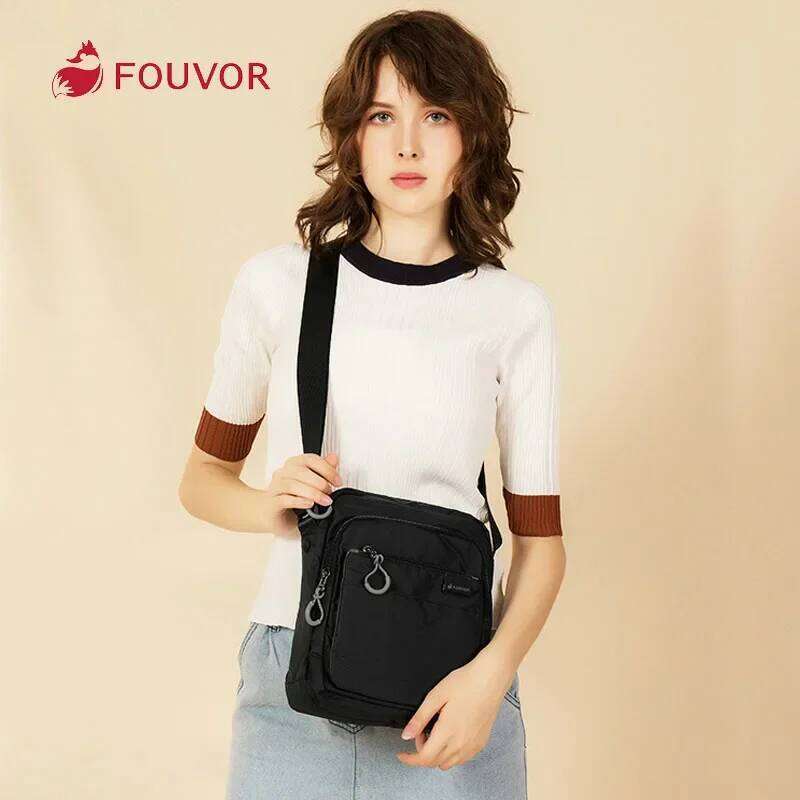 Fouvor Fashion Casual Womens Crossbody New Business Large Capacity Shoulder Oxford Multifunctional Messenger Bag 2802-04