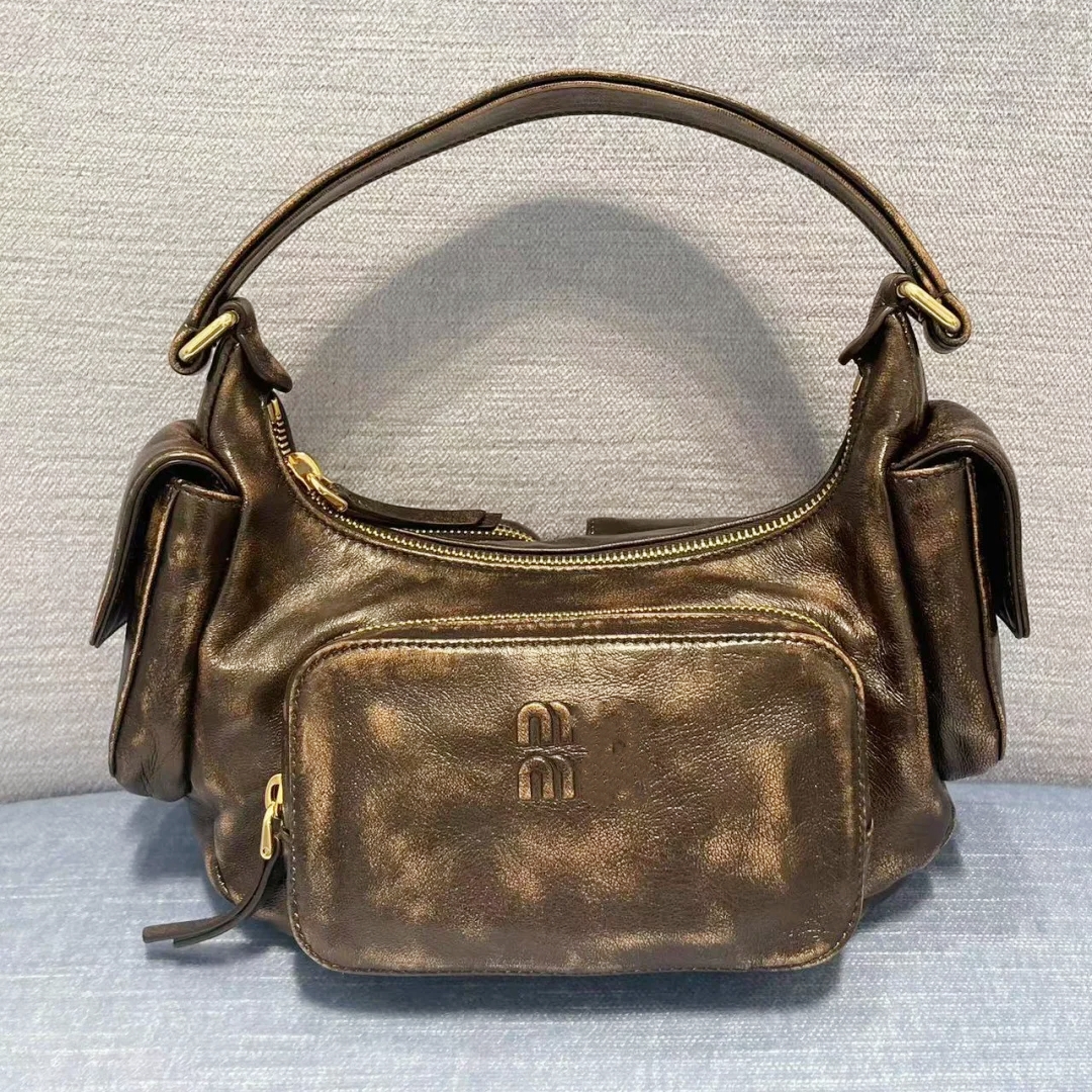 Sac Designer Shoulder bag Vintage Nappa leather pocket tote Bag Womens mens Luxury handbag clucth Cross body brown Bag Black white pochette Motorcycle Work Hobo bag