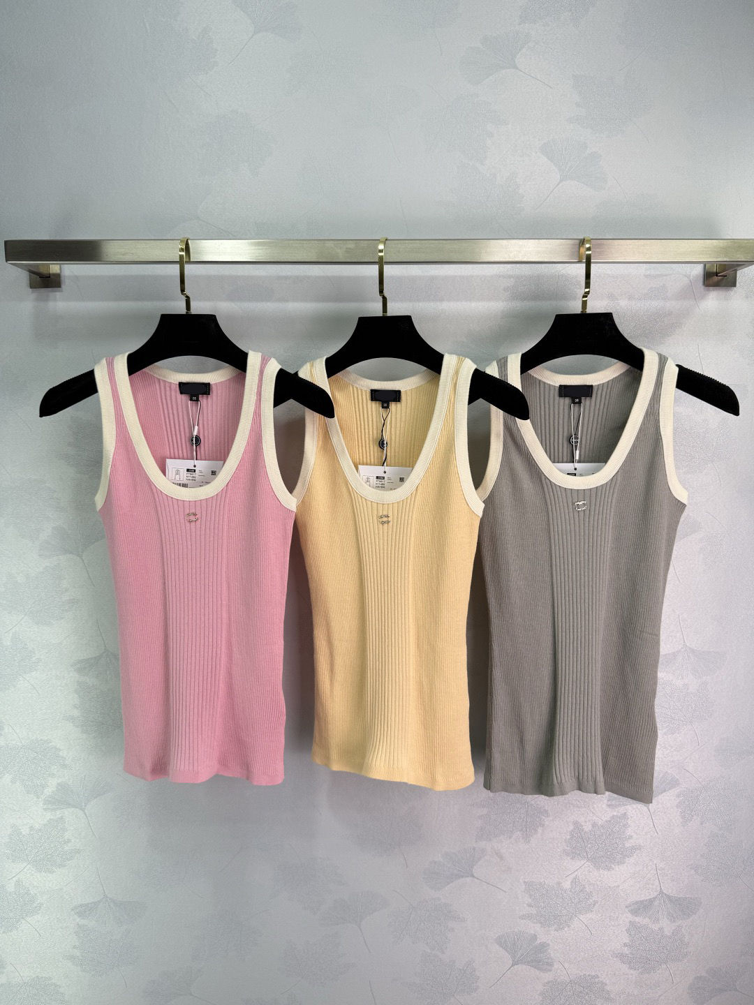 Ladies vest short-sleeved ice silk blended knitted polo shirt comfortable summer clothing