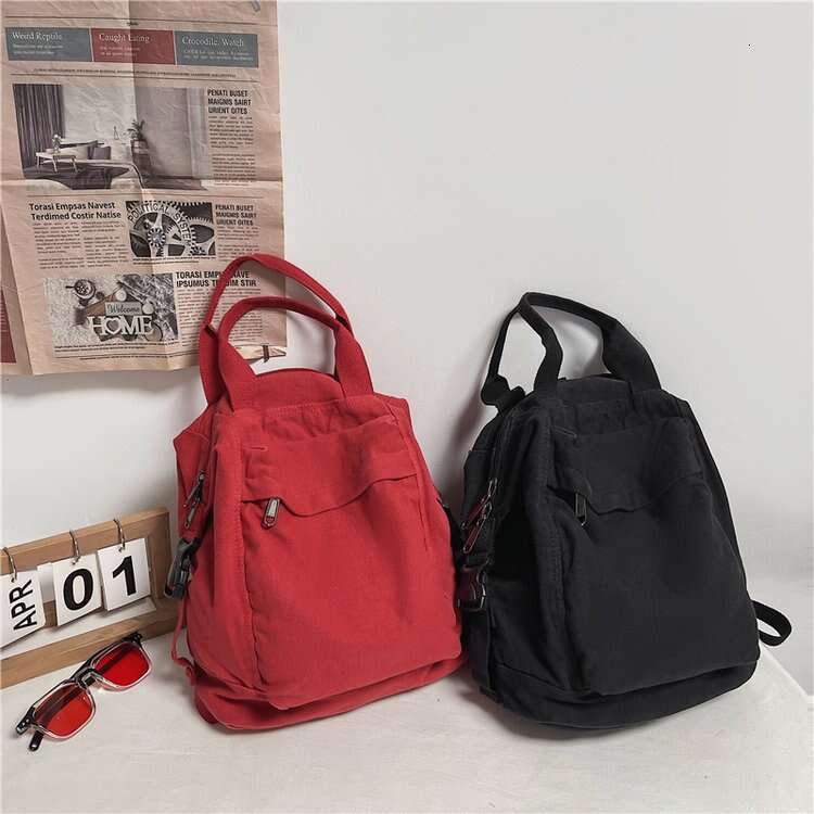 Handheld Denim Double Shoulder Bag 2025 New Backpack