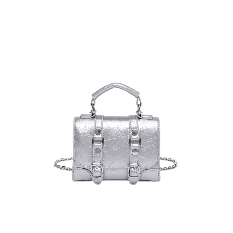 Korean Style designer Niche Handbag Autumn Winter New Women's Bag Personality shopping bag Handheld Free shipping Pattern Shoulder Bag Mini Chain