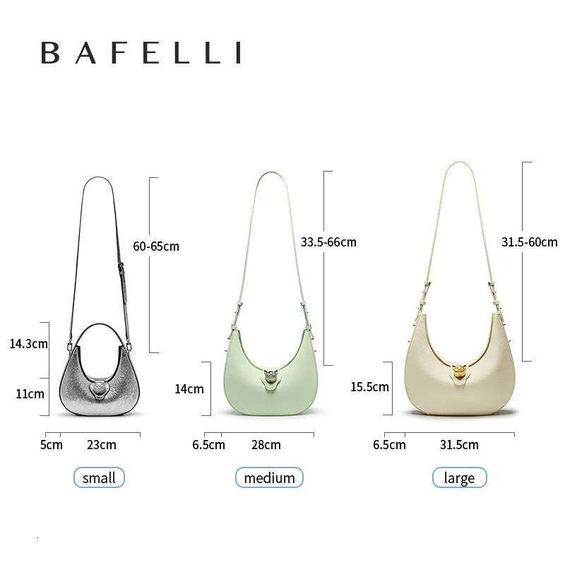 Designer Luxury BAFELLI 2025 NEW Women's HANDBAG CAT SERIES GENUINE LEATHER BRAND FASHION RETRO STYLE SHOULDER HOBOS FLAP BAGS FEMALE
