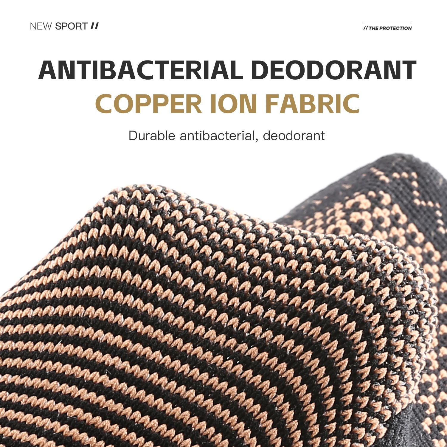 1Pcs Copper Ankle BraceInfused Support Compression Sleeve for Men Womenfor Foot PainSprained AnkleRecoverysports 250530