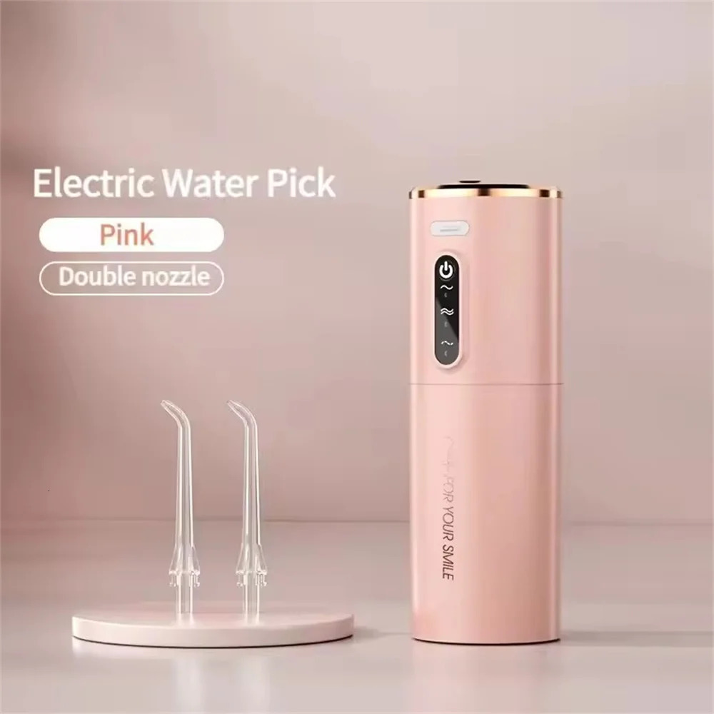 1 PCS Portable Water Floss USB Rechargeable Oral Irrigator 280ML Electric Tooth Cleaning Device 3 Modes Waterproof Irrigator 250530