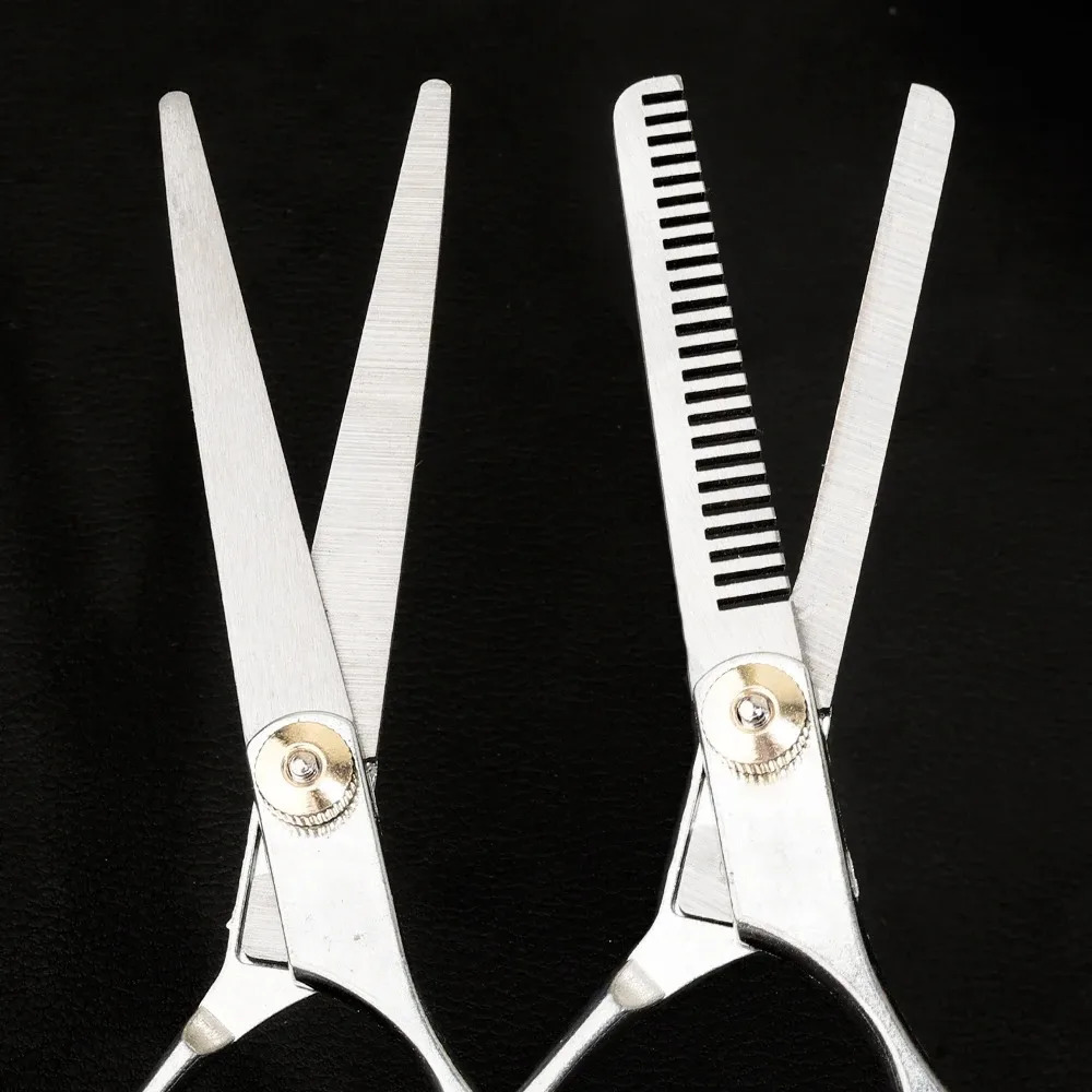 12pcs Professional Hairdressing Haircut Scissors 6 Inch Barber Shop Hairdressers Cutting Thinning Tools High Quality Salon Set 250530