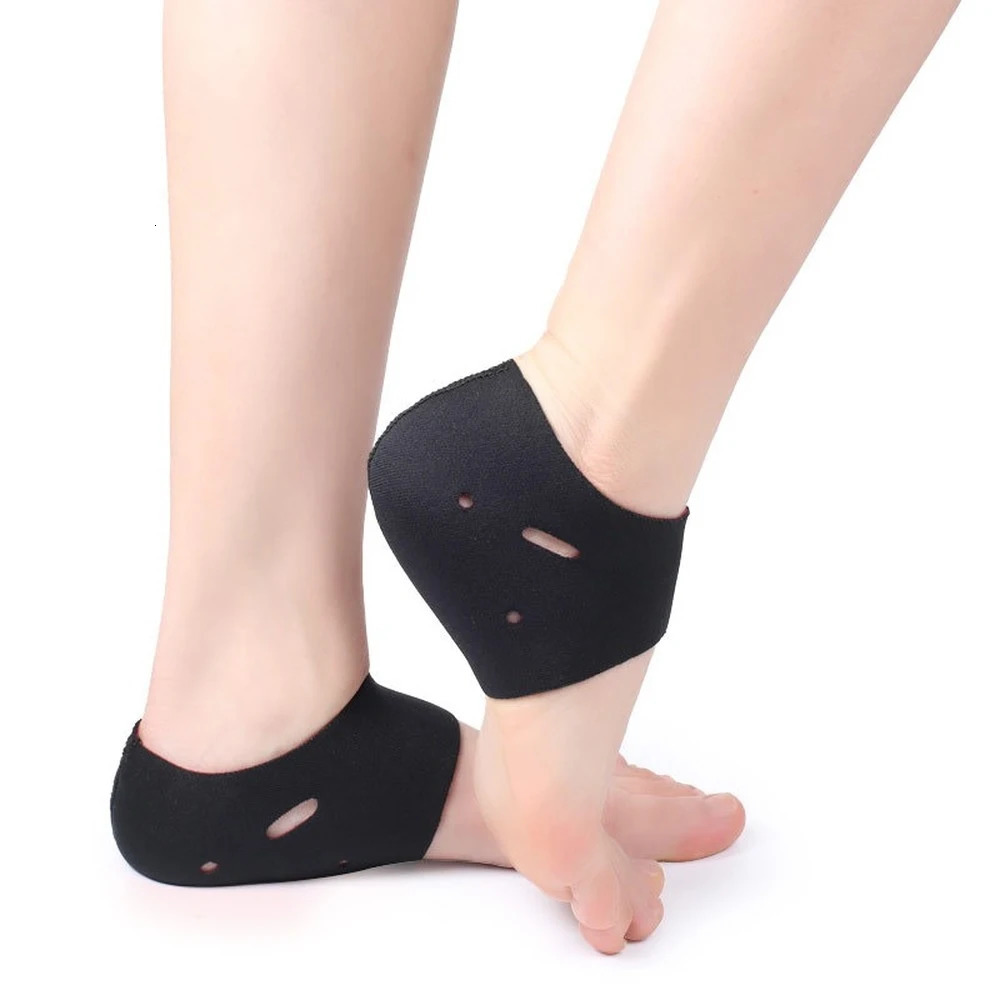 1Pair Foot Heel Pain Relief Sleeve Plantar Fasciitis Therapy Wrap Ankle Brace Arch Support Sock Protect Ortic Insole 250530
