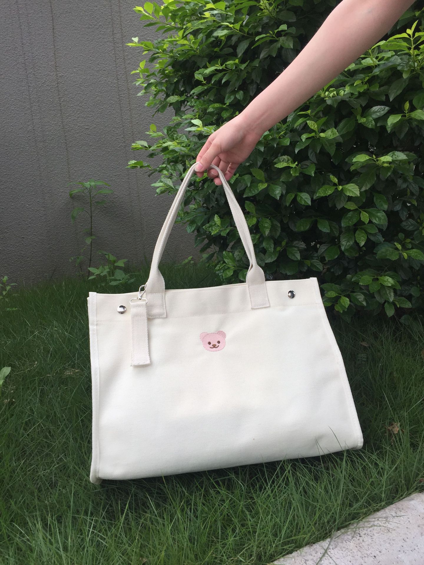 designer Korean INS Mommy Bag Multifunctional Canvas Tote Handbag Fashionable Large Capacity Maternity Mom Bag for Going Out