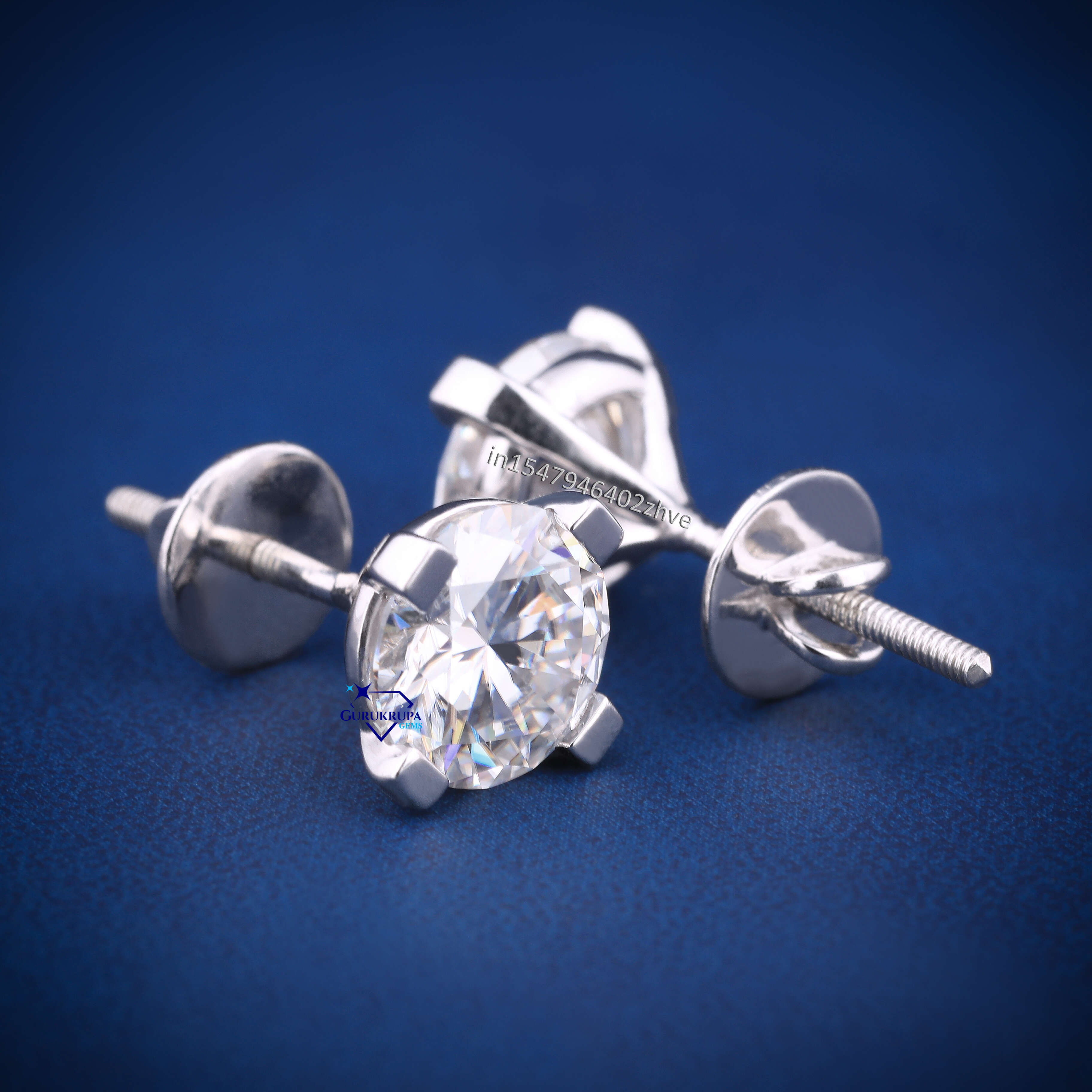 Luxury 925 Silver Moissanite Diamond Earrings Unique Westside Design Hip Hop Style Iced Out Fashion Jewelry for Women