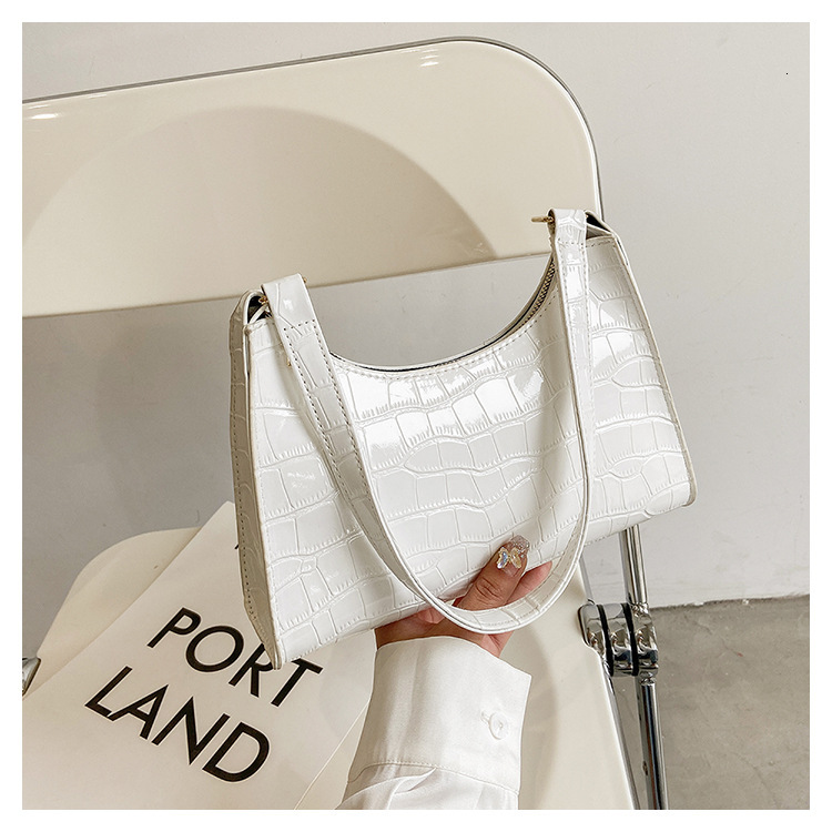 New Style Underarm Small Square Bag for Women Summer New Trendy Fashion Popular Texture Stone Pattern Shoulder Bag Wholesale New Free Delivery Designe