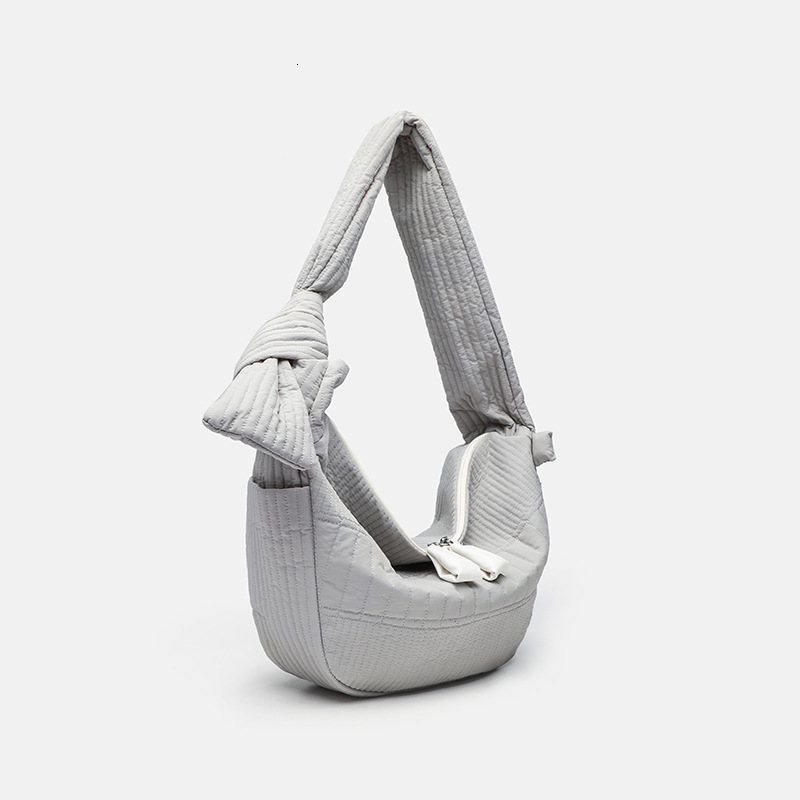 designer Pleated Lazy Style Good Morning Dumpling Bag for Women 2025 New Lightweight Large Capacity Shoulder Bag Casual Cloth Crossbody Bag