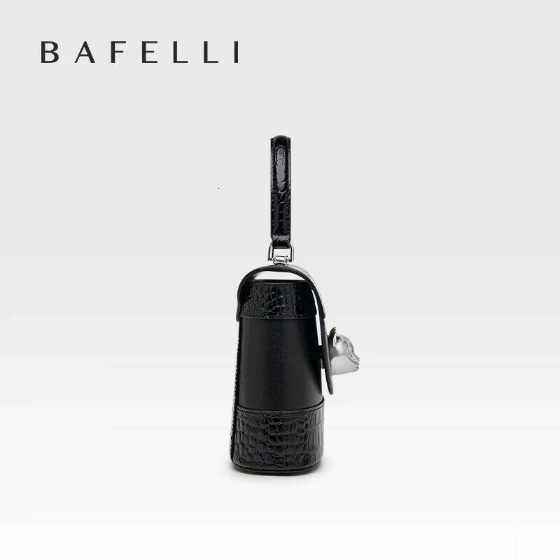 BAFELLI HANDBAG WOMEN S NEW CROSSBODY LEATHER PURSE EVENING BAG CROCODILE GRAIN DESIGNER BUCKET CAT BRAND FASHION bag