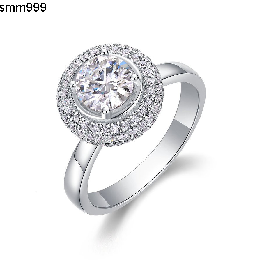 Jiuzhuan Jewelry 925 Sterling Silver Ring Eggs Moissanite Engagement Wedding Ring for Women R21121230402