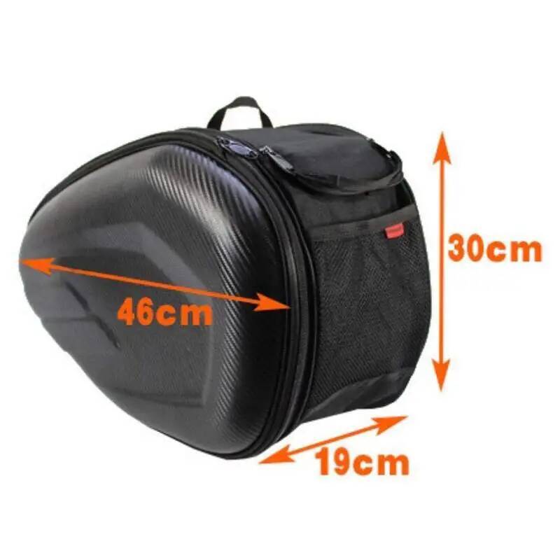 Waterproof Saddle Bag / Motorcycle Side Helmet Riding Travel Bags + Rain Cover One Pair