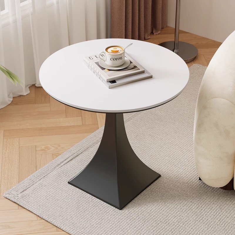 B615 Home living room small round table light luxury small apartment bedroom bedside balcony simple table