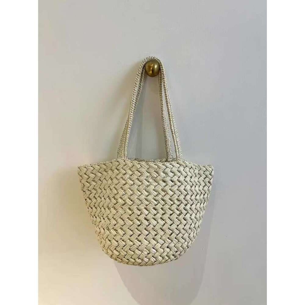 Straw Beach Tote Summer New Fashion Trendy Versatile Raffia Handwoven Design Shoulder Tote Bag Trend Crossbody Bag