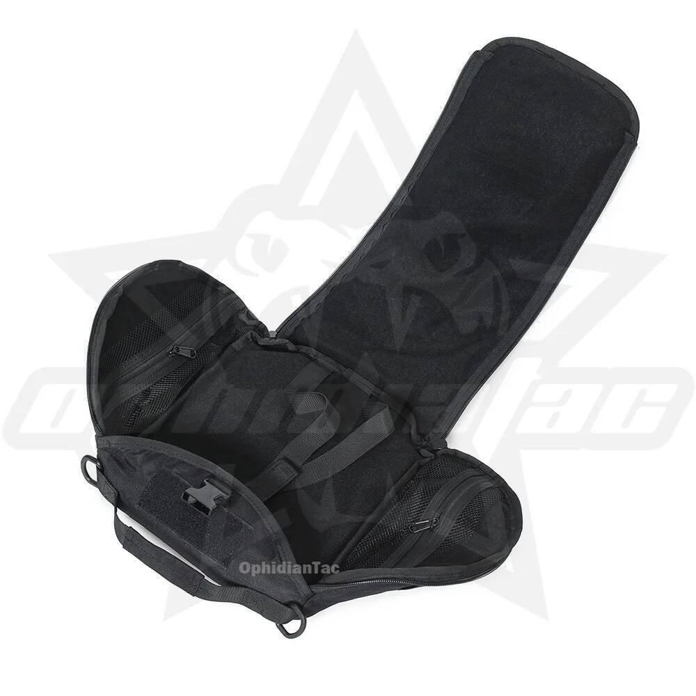 OPHIDIAN Airsoft Fast Cover MICH Helmet Anti-virus Carrier Mask Outdoor Storage Molle Bag Gear