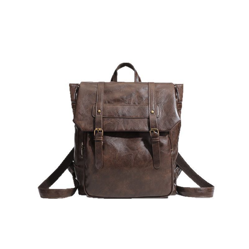 designer Japanese Style JK Uniform Backpack 2025 New College Style Backpack Retro Soft Leather Casual Women's Bag Cambridge School Bag