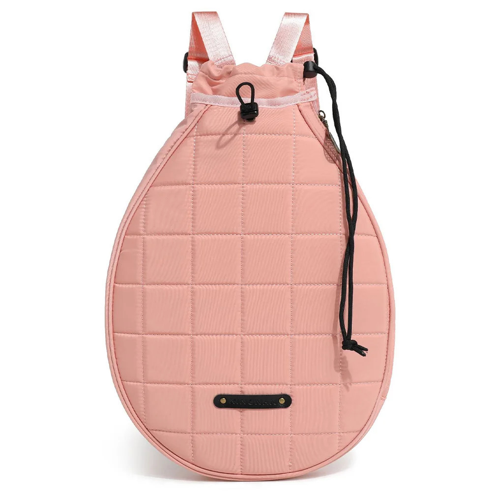 Quilted Tennis Backpack Waterproof Tennis Racket Carrying Bag Pickleball Paddles Shoulder Bag for Pickleball Tennis Badminton 250530