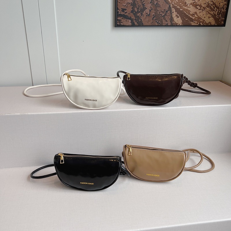 2025 New Fashion Croissant Bag For Women Free Shipping Simple Casual Handbag Shopping Bag Retro Shoulder Bag Designer Trendy Saddle Bag