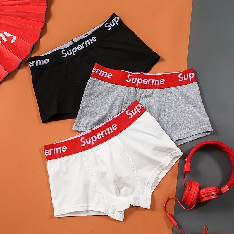 Mens underwear high stretch shorts cotton boxer sexy comfortable and soft underpants plus size M 2XL 250526