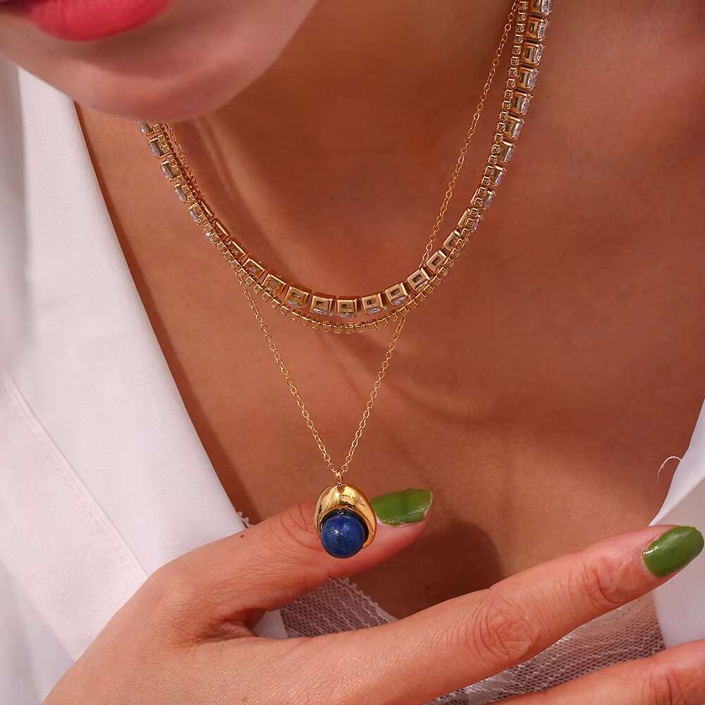 Luxury 3/4/5Mm Tennis Necklace Bracelet 925 silver Lab Diamond Moissanite Tennis Chain Necklace