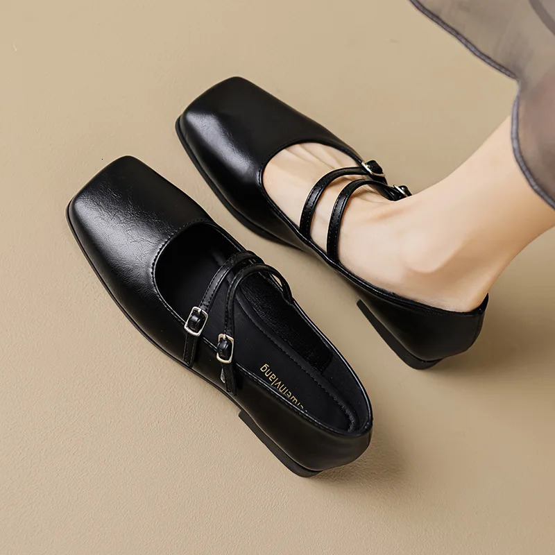 Spring Womens Outdoor Shoes Fashion Korean Style Mary Jane Shoes Work and Party Wear Ladies Casual Flat Shoes Free Shippin 250528