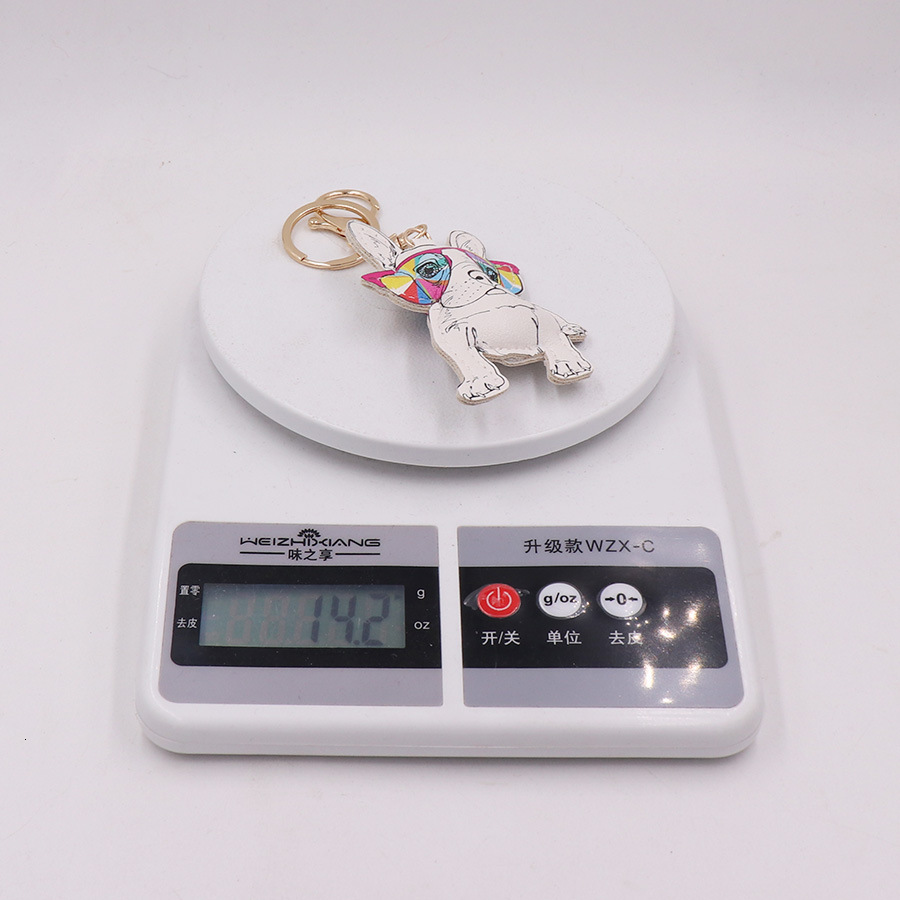 Puppy Leather Keychain Cute Cartoon Animal trend Bag Pendant Backpack trend Car Keychain Decorative Bag Designer Men s Fashion Keychain Bag