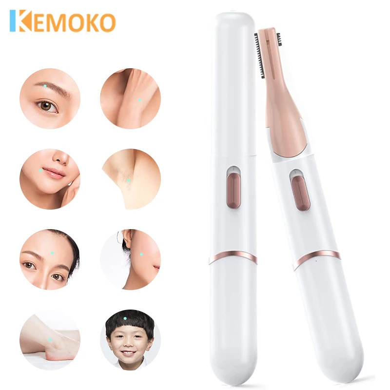 Electric Eyebrow Trimmer USB Charging Face Hair Mini Portable Women Body Shaver Remover care 250516