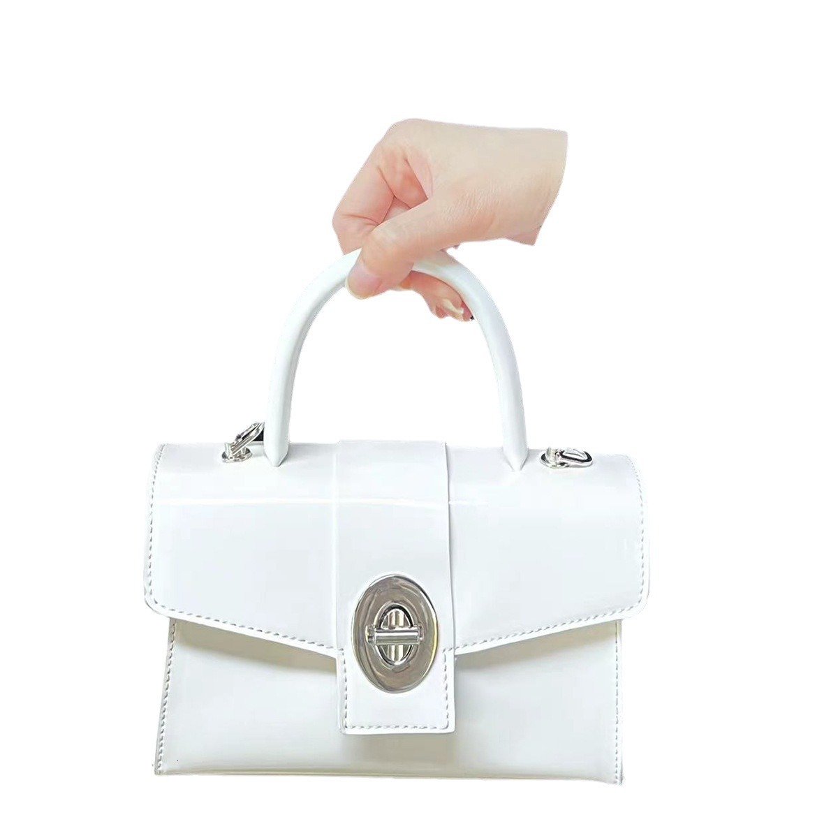 designer High-End Bag for Women Crocodile Pattern Chain Light Luxury Small Square Bag Fashion Versatile Casual Square Shoulder Crossbody Small Bag