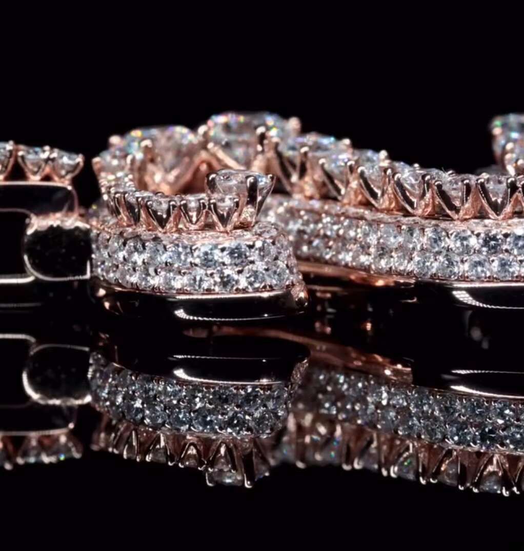 2025 Trending 3D New Design Custom Side Setting Iced Out Fine Jewelry 925 Silver Number Moissanite Diamond Letter Pendant