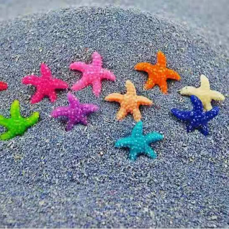 10pcs Aquarium Artificial Starfish Pink Emulational Coral Fish Tank Polyresin Starfish Decoration Sea Star Shape Ornament 250530