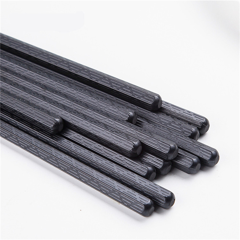 Black Alloy Sushi Japanese Chopstick Restaurant Chopstick Chinese Food