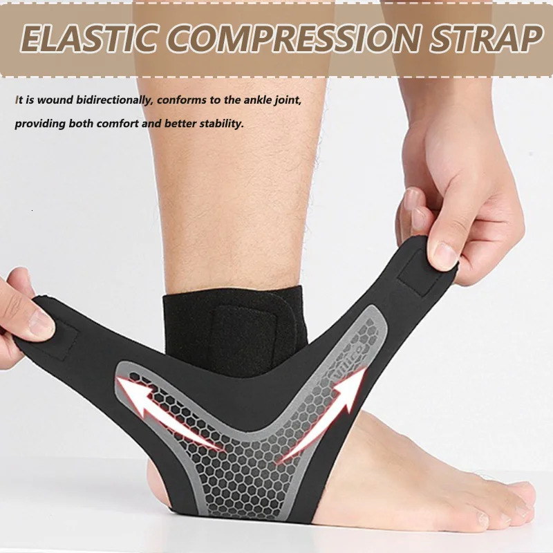 Ankle Support Brace for Men Women Breathable Compression Sleeve Outdoor Sports Hiking Running Lightweight Stabilizing 250530