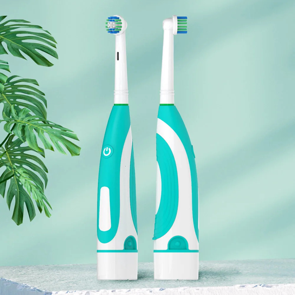 Electric Toothbrush Rotary Round Head Adult Soft Hair Induction Fully Automatic Men And Women Lovers Set Compatible Brush Head 250528
