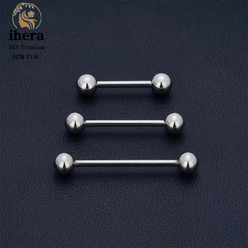 5/10PCS G23 Piercing Long Industrial Barbell Ring Tongue Nipple Bar 14G 16G Internal Thread Ear Cartilage Body Jewelry 250526