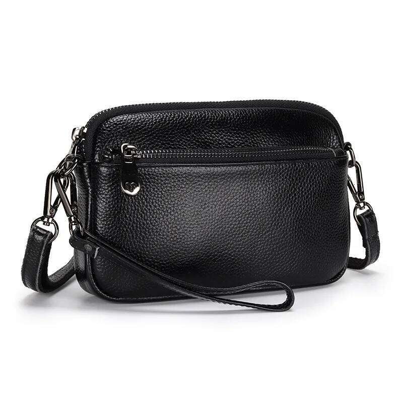 Ranhuang New 2024 Women's Genuine Shoulder Small Messenger Casual Clutch Cow Leather Crossbody Bags B115